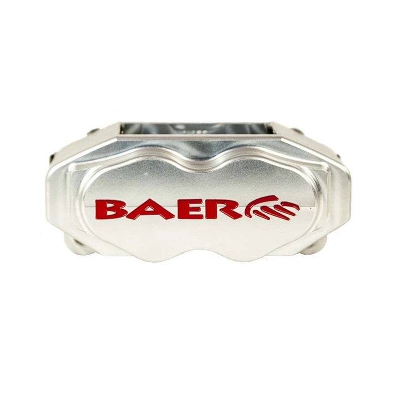 Ford Mustang Brake Kit - Rear - Baer Brakes - SS4+ Deep Stage 2.0 Slotted Rotors + High Friction Pads - Clear - `15-`23
